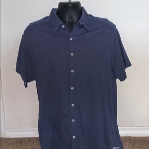 STONE ROSE SHORT SLEEVE BUTTON DOWN XL